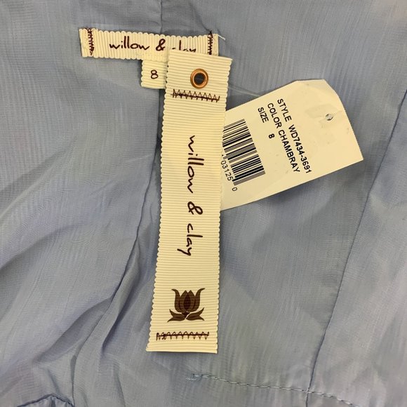 Willow & Clay 8 Dress NWT Floral One Shoulder Dress wd7434-3691 Party Wedding Sp - Picture 7 of 7